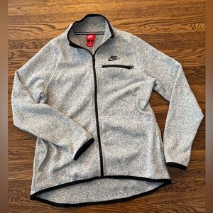 NIKE Gray WOMEN’S FLEECE Full-Zip Jacket